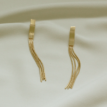 Load image into Gallery viewer, Nori Gold Tassel Studs
