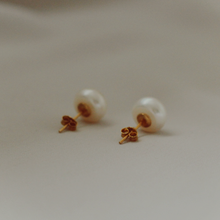 Load image into Gallery viewer, Splendore Pearl Gold-filled Studs
